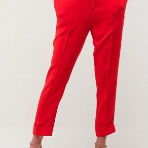 Kenzo Red Cropped Pants (40)